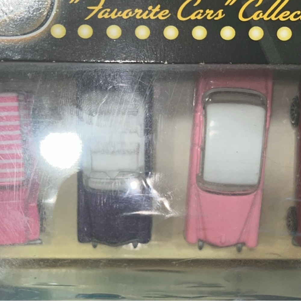 Preowned Mattel Pink and Purple Classic Car Toy Set 2001 Match Box Collectibles - Picture 6 of 16